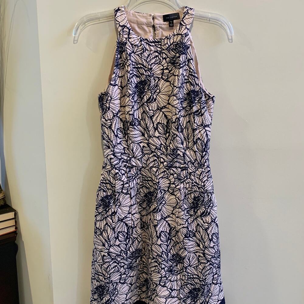 Limited Waffle Knit Cotton Pink Sleeveless Midi Dress Size 2 Tall Coastal Beachy